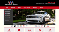 Desktop Screenshot of mywestcoastmotors.com