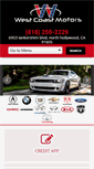 Mobile Screenshot of mywestcoastmotors.com